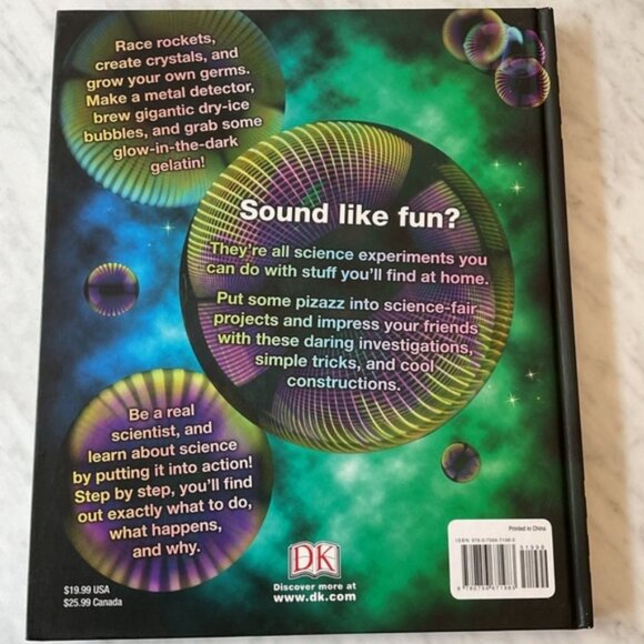 Science Rocks! Hardcover Science Experiment Book and facts for Kids - Picture 3 of 3